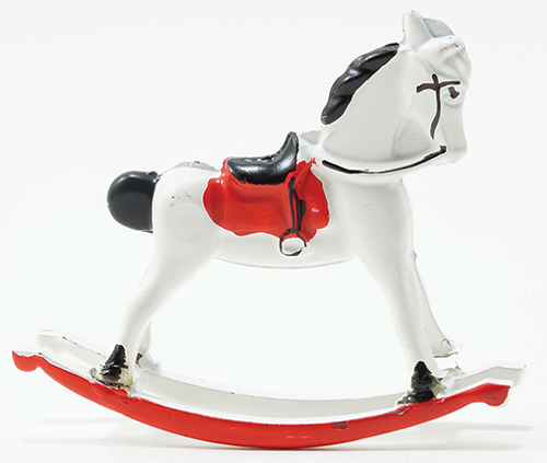 Dollhouse Miniature Rocking Horse, Assorted